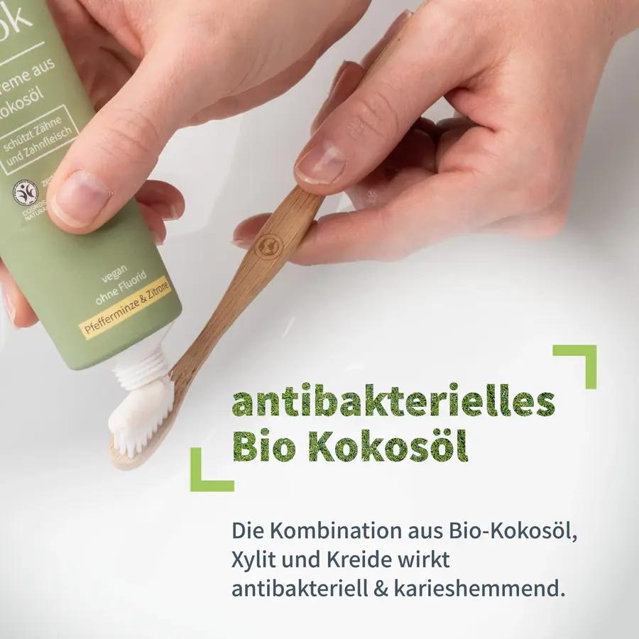 Niyok Zahncreme aus Kokosöl - Spearmint Bio 75ml_3