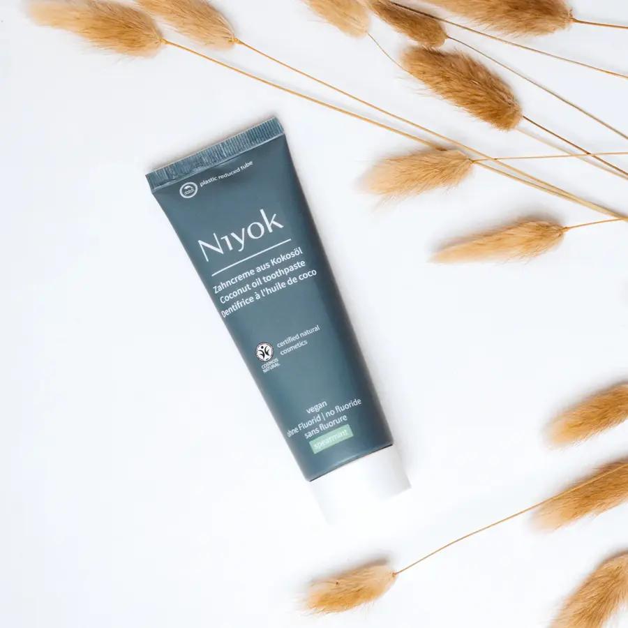 Niyok Zahncreme aus Kokosöl - Spearmint Bio 75ml_2