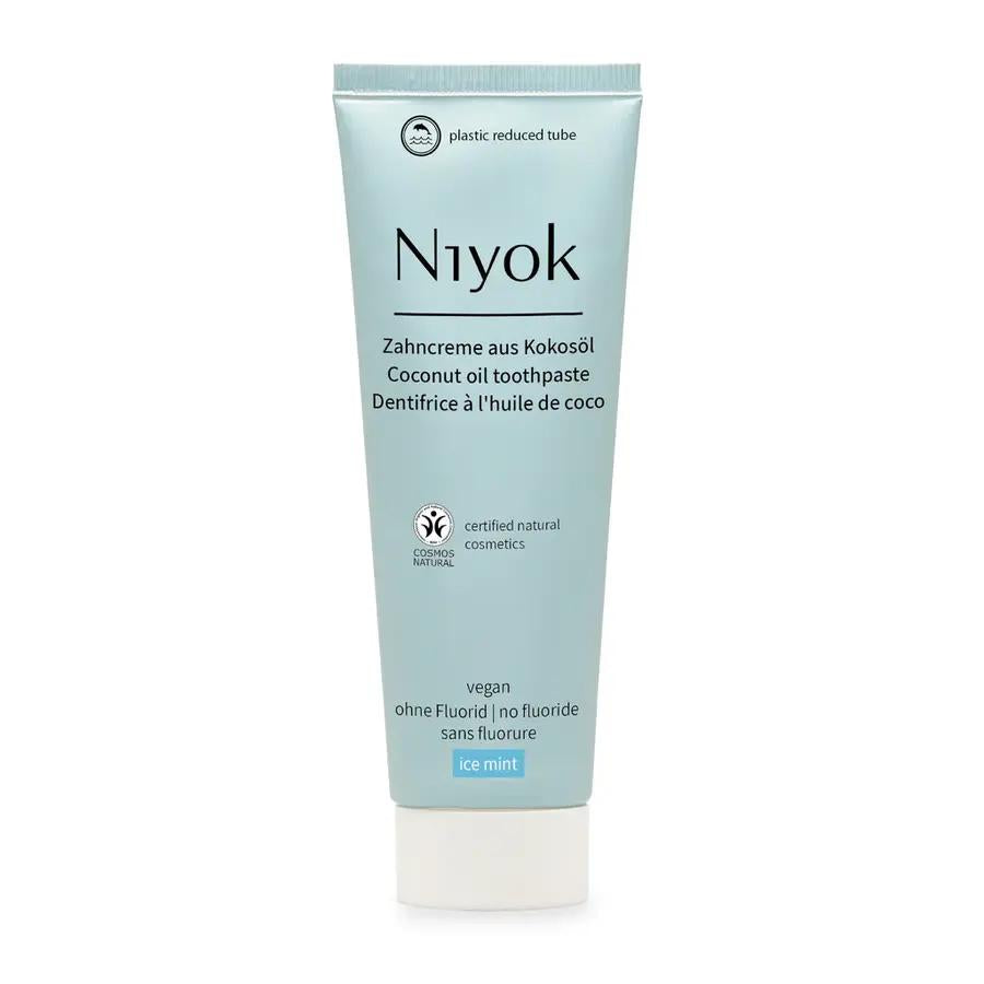 Niyok Zahncreme aus Kokosöl - Eisminze Bio 75ml