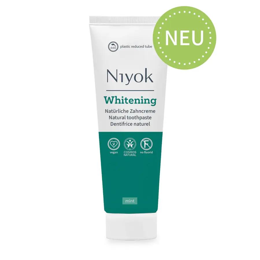 Niyok Natürliche Zahncreme - Whitening Minze Bio 75ml