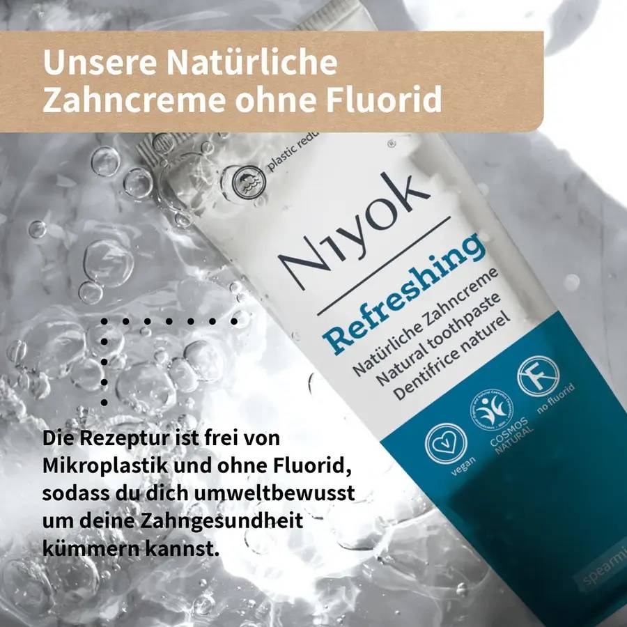 Niyok Natürliche Zahncreme - Refreshing Bio 75ml_4