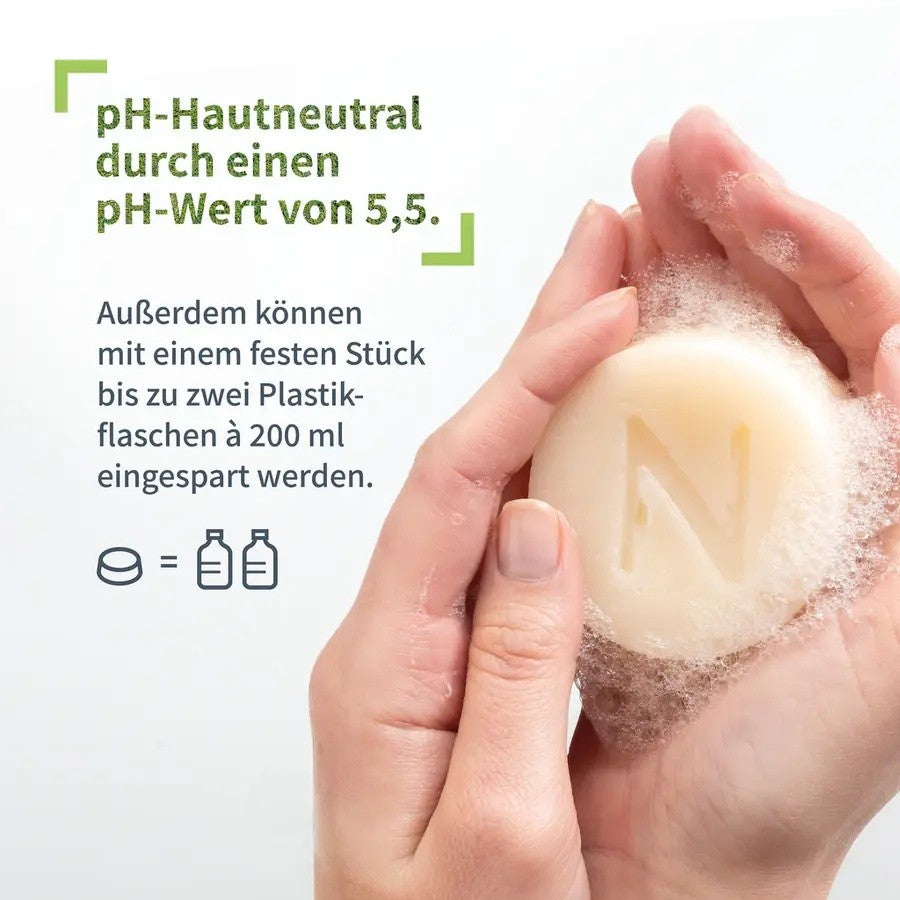 Niyok 3 in 1 feste Dusche | Körper + Haare + Gesicht - Early spring Bio 80g_4