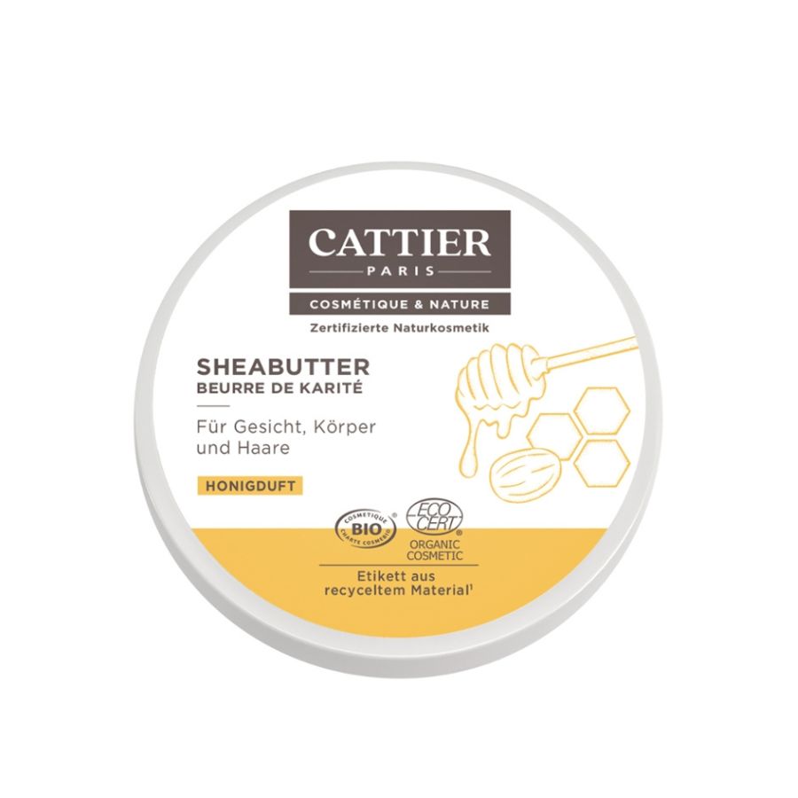 Cattier Sheabutter Honigduft Bio 100g