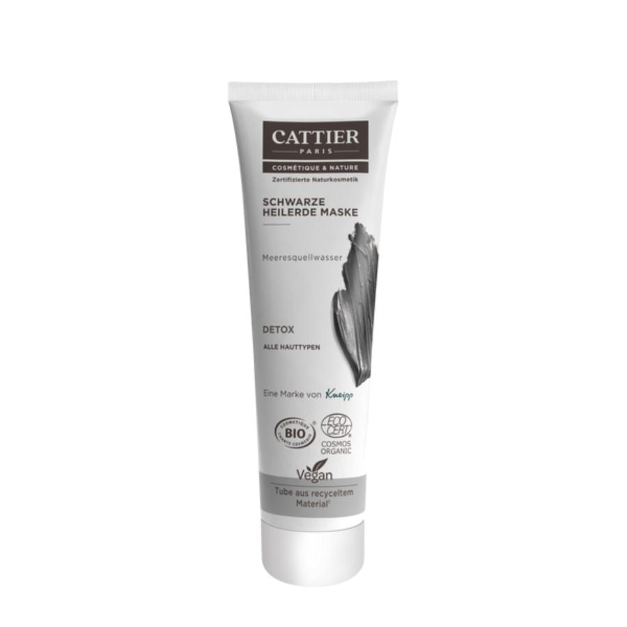 Cattier Schwarze Heilerde Maske Bio 100ml