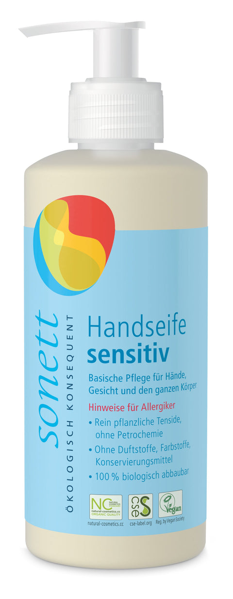 Sonett Handseife sensitiv Spender (300ml) Bio