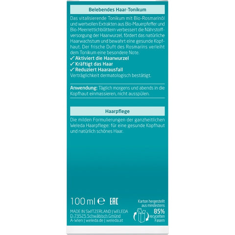WELEDA Invigorating Hair Tonic Organic 100ml