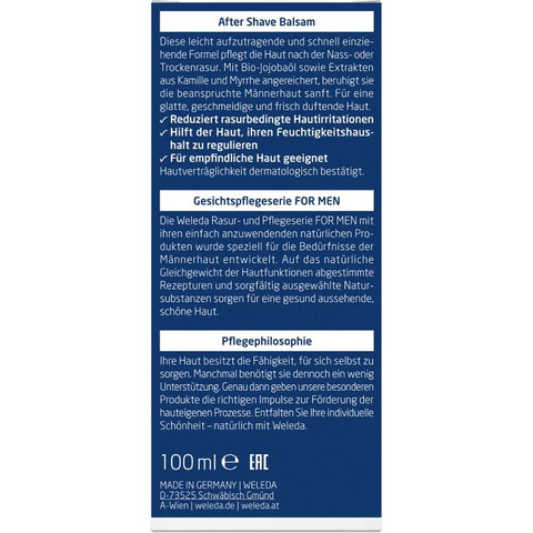 WELEDA For Men After Shave Balm Organic 100ml