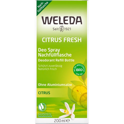 WELEDA Citrus Fresh Deodorant Spray Refill Organic 200ml