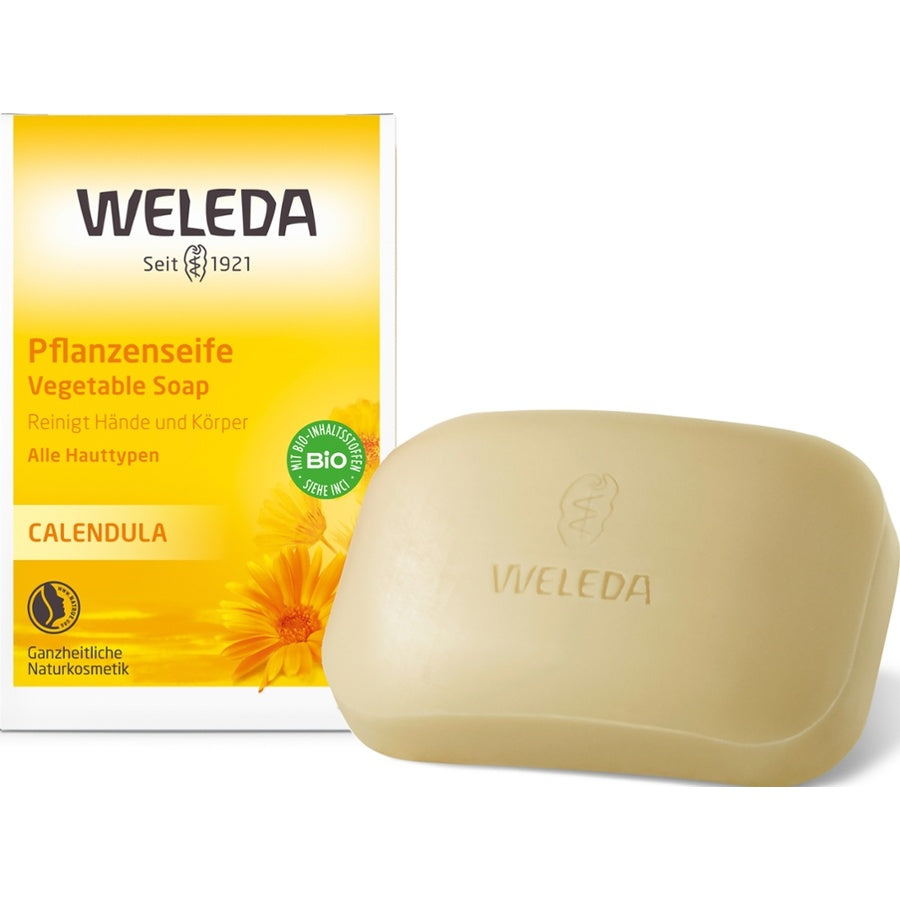 WELEDA Calendula Pflanzenseife Bio 100g