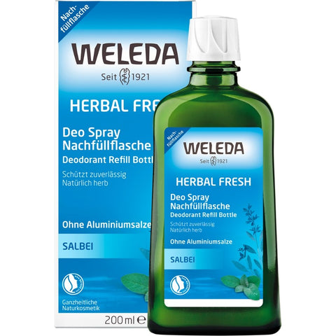 WELEDA Herbal Fresh Deodorant Spray Refill Organic 200ml