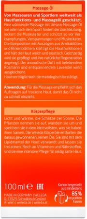 WELEDA Arnica massage oil organic 100ml 