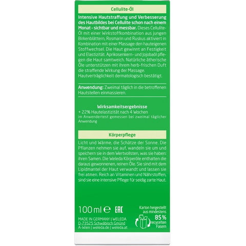WELEDA Birch Cellulite Oil Organic 100ml