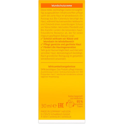 WELEDA Baby Calendula Wound Protection Cream Organic 30ml