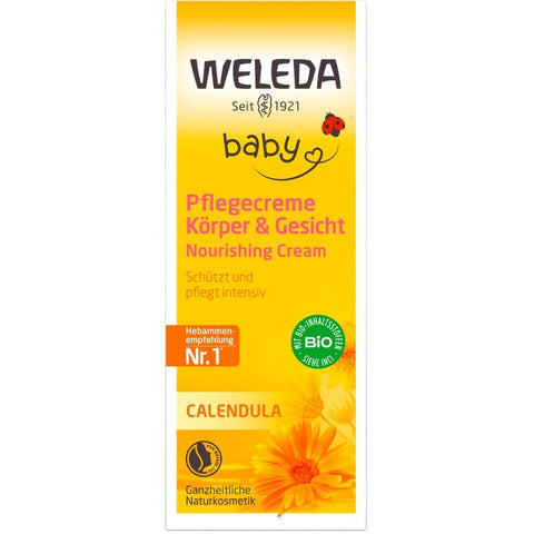 WELEDA Baby Calendula Care Cream Body &amp; Face Organic 30ml