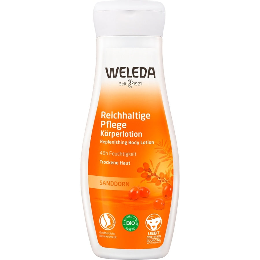 WELEDA Reichhaltige Pflege Körperlotion Sanddorn Bio 200ml