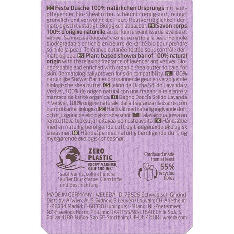 WELEDA Feste Duschpflege Lavender+Vetiver Bio 75g