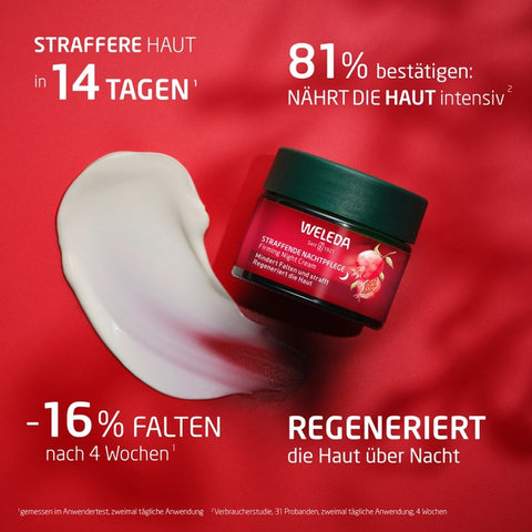 WELEDA Straffende Nachtpflege Granatapfel & Maca-Peptide Bio 40ml