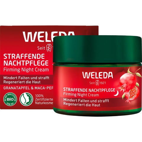 WELEDA Straffende Nachtpflege Granatapfel & Maca-Peptide Bio 40ml