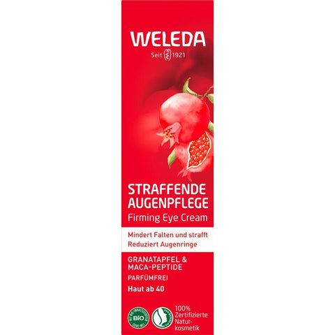 WELEDA Firming Eye Care Pomegranate &amp; Maca Peptides Organic 12ml