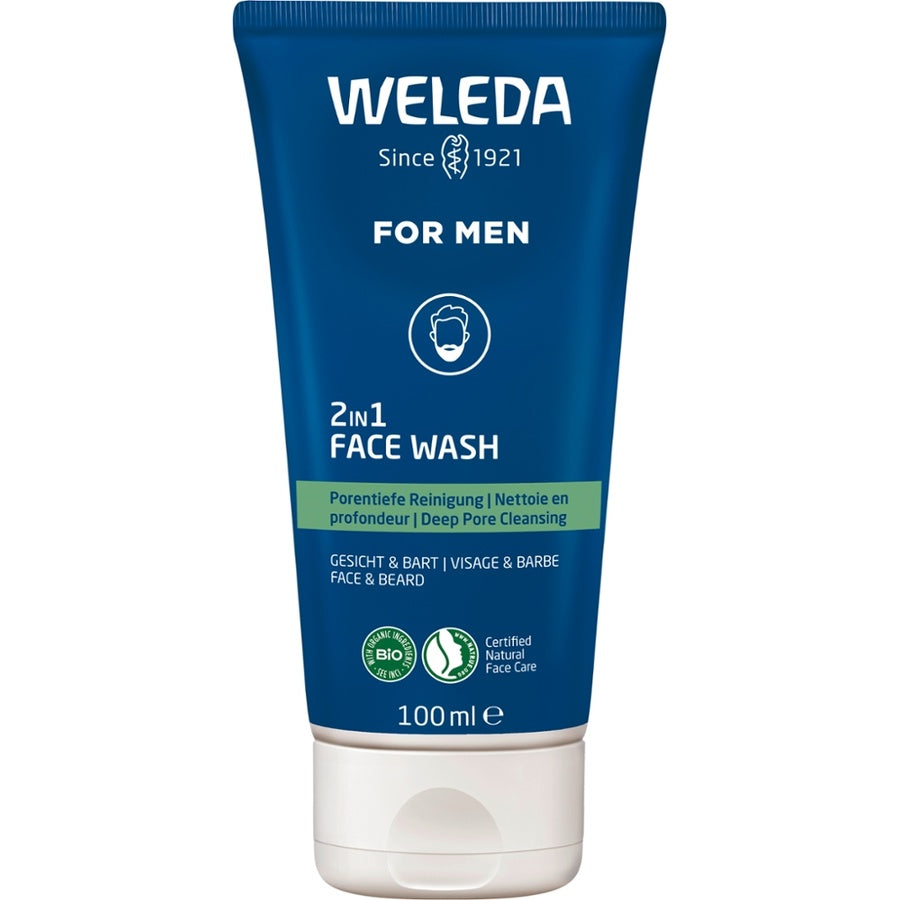 WELEDA FOR MEN 2in1 Face Wash Bio 100ml