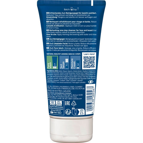 WELEDA FOR MEN 2in1 Face Wash Bio 100ml