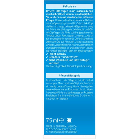 WELEDA Foot Balm Organic 75ml