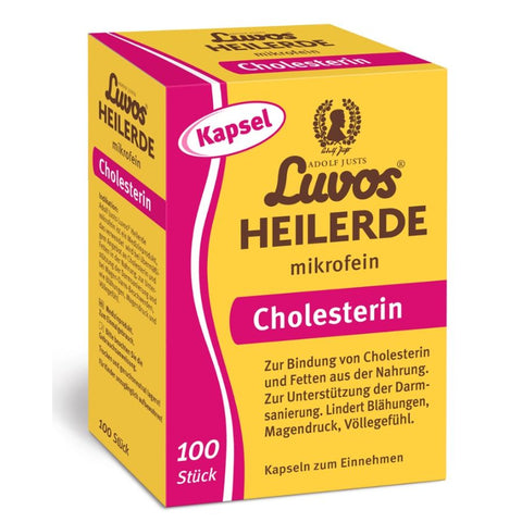 Luvos Heilerde Kapseln mikrofein Cholesterin 100Stk/90g