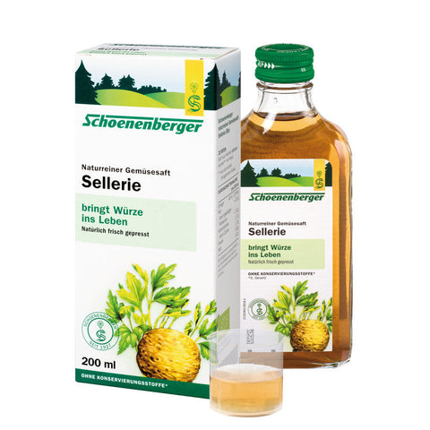 Schoenenberger Sellerie-Saft Naturreiner Gemüsesaft 200ml Bio