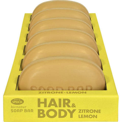 Speick Made by Speick Bionatur Soap Bar Hair + Body Seife Zitrone Bio 125g