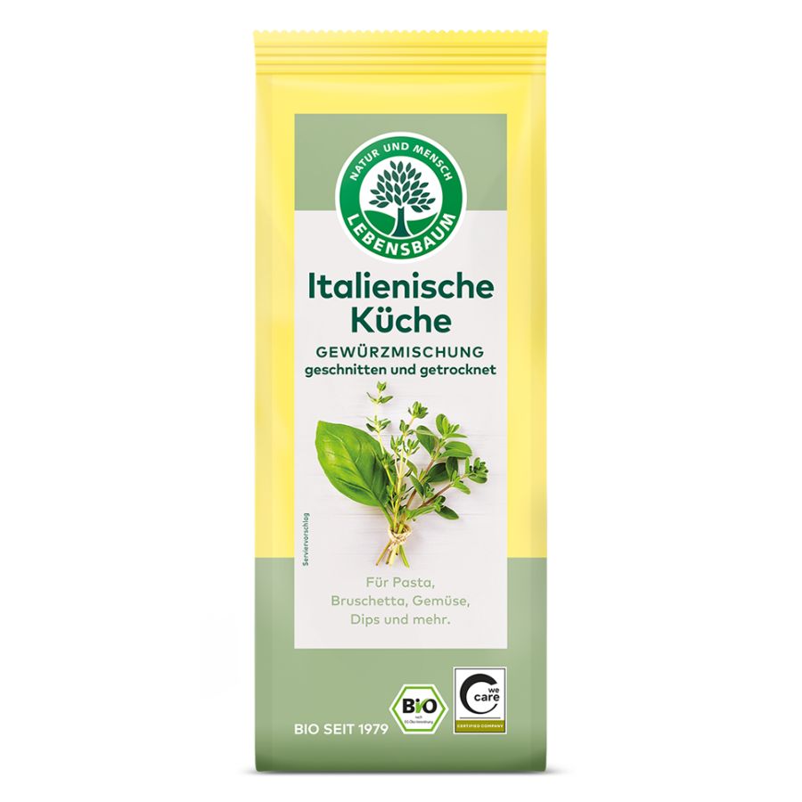 Lebensbaum Italienische Küche, geschnitten und getrocknet Bio 35g