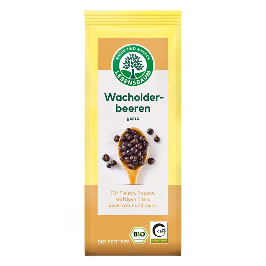 Lebensbaum Wacholderbeeren, ganz Bio 60g