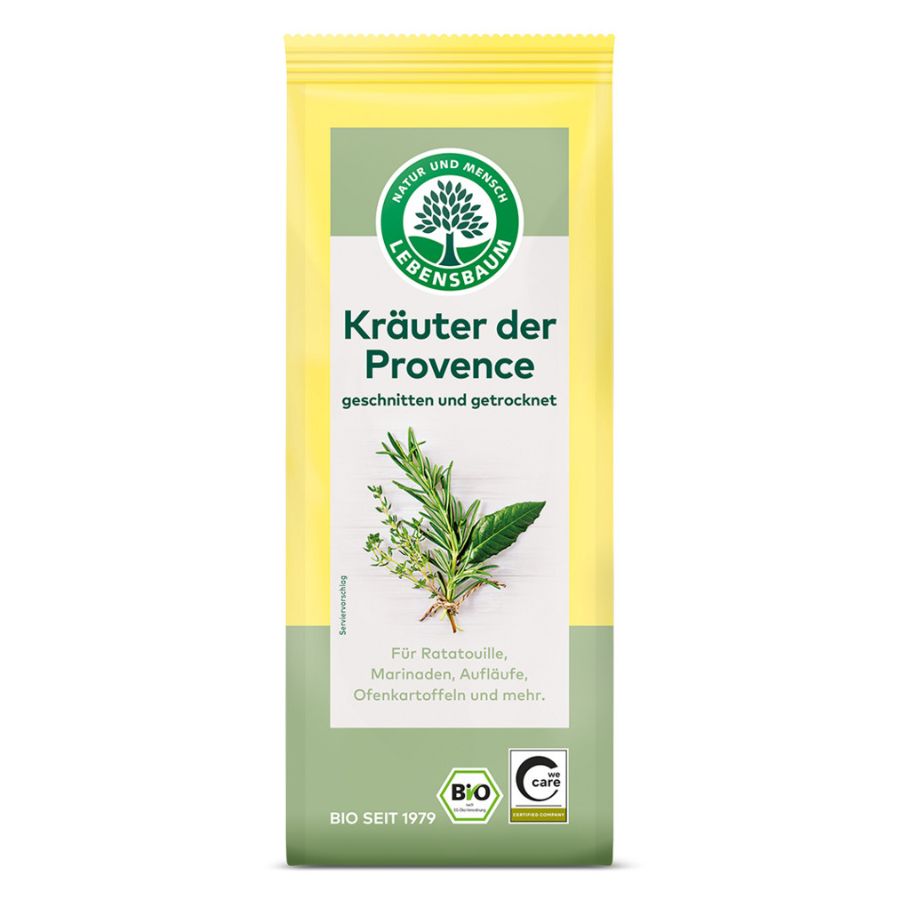 Lebensbaum Kräuter der Provence, geschnitten und getrocknet Bio 30g