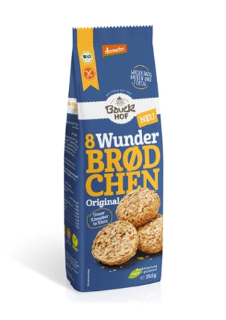 Bauck Mühle Wunderbrödchen Original 350g Demeter - glutenfrei