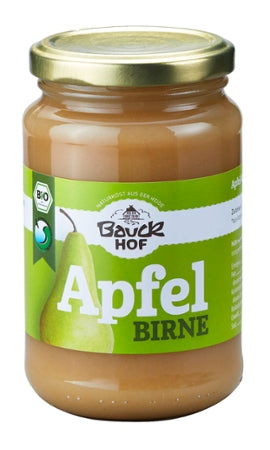 Bauck Mill Apple and Pear Purée (unsweetened) 360g Organic