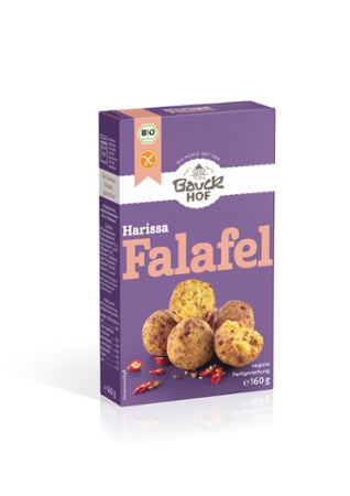 Bauck Mühle Harissa-Falafel 160g Bio (Paprika Chili - glutenfrei)