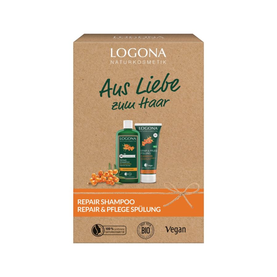 Logona AUS LIEBE ZUM HAAR Geschenkset Bio