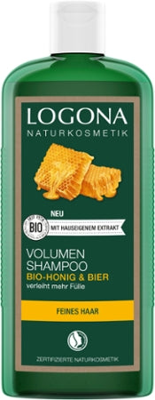 Logona Volumen-Shampoo Bier & Bio-Honig, 250ml