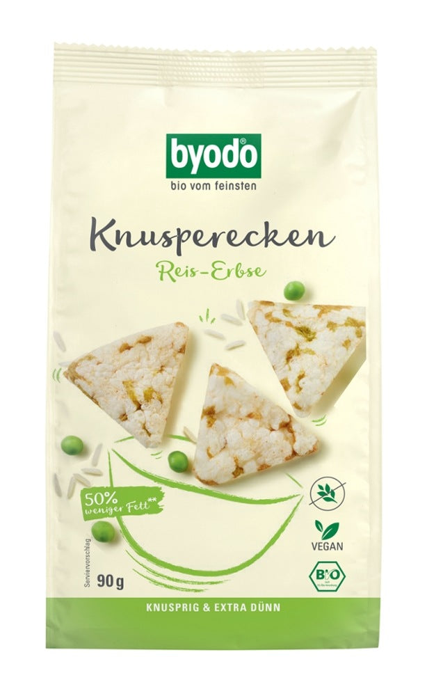 BYODO Knusper-Ecken Reis-Erbse (90 g)