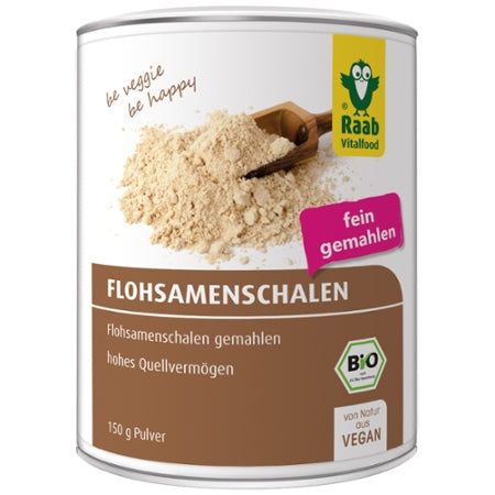 Raab Vitalfood Flohsamenschalen Pulver Bio 150g