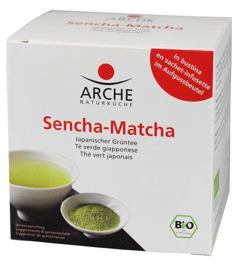 Arche Sencha-Matcha in tea bags (10 filter bags) - 15g organic 