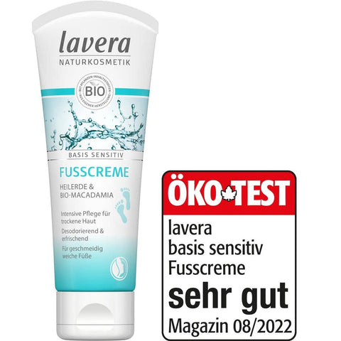 Lavera basis sensitive foot cream organic 75ml