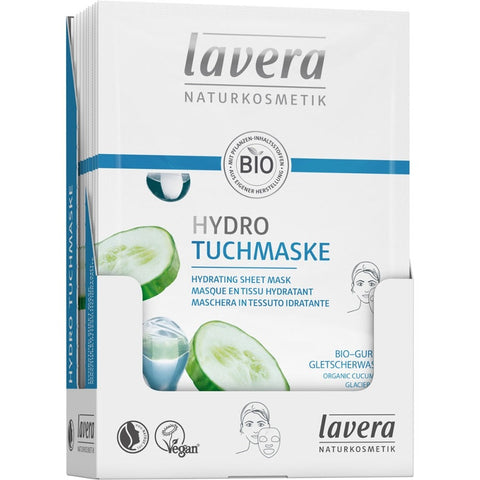 Lavera Hydro sheet mask organic 21g