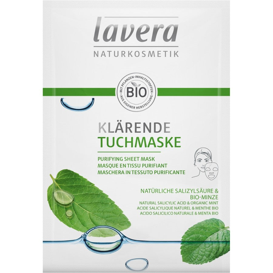 Lavera Klärende Tuchmaske Bio 21g