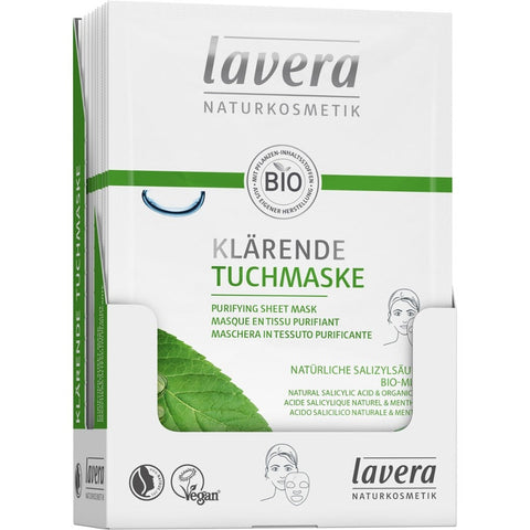 Lavera Klärende Tuchmaske Bio 21g