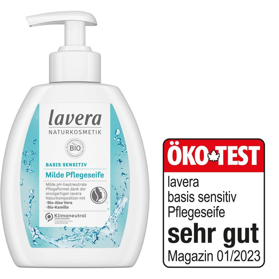 Lavera basis sensitiv milde Pflegeseife Bio 250ml