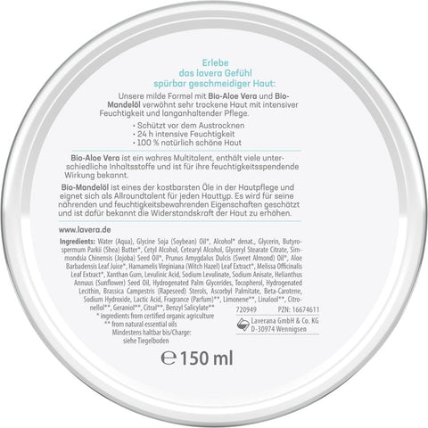 Lavera basis sensitive cream organic 150ml