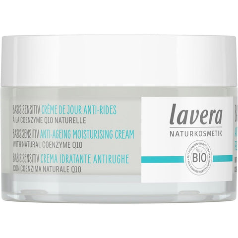 Lavera basis sensitive anti-wrinkle moisturizing cream Q10 organic 50ml