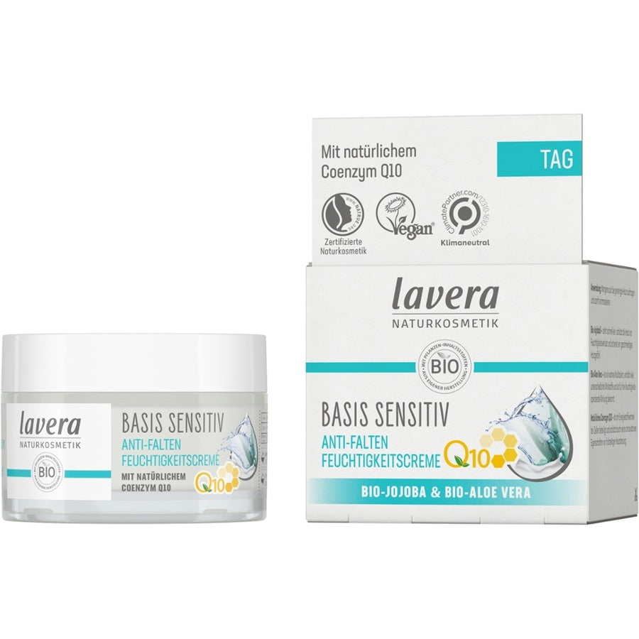 Lavera basis sensitiv Anti-Falten Feuchtigkeitscreme Q10 Bio 50ml