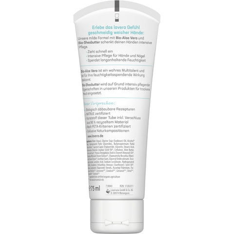 Lavera basis sensitive hand cream organic 75ml