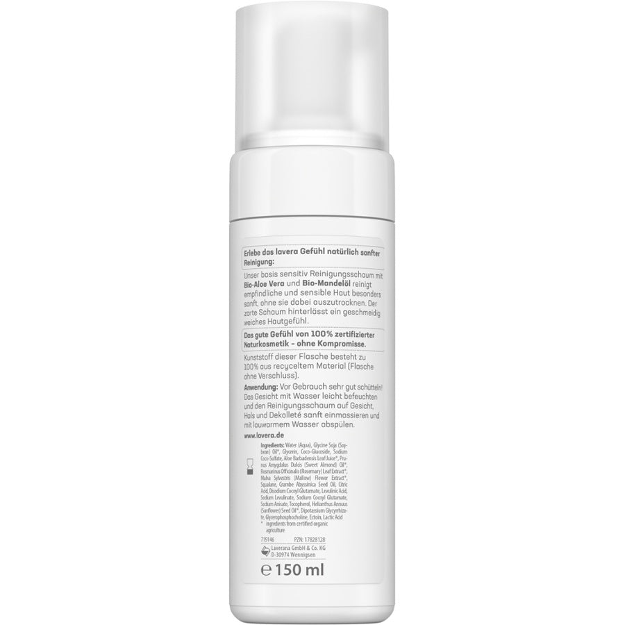 Lavera basis sensitiv Reinigungsschaum Bio 150ml